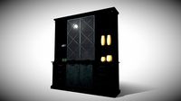 Industrial style hutch