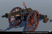 O Kit 01 Field and Navy Gunpowder Cannon