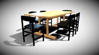 DiningSet-Mogensen Table 6286,MogensenChair 3236