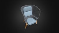 Pod PET Felt Privacy Chair by De Vorm