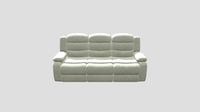 SOFA 3 PUESTOS RECLINABLE MANUAL GRAND MICROFIBR