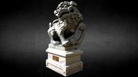 Lion-Statue-044M 旗津天后宮