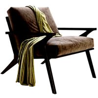 Cavett Wood Frame Armchair by Crate Barrel (347139)