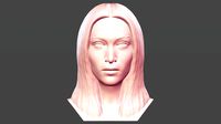 Bella Hadid bust for 3D printing