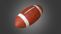 Used Ball Low Poly PBR Model