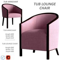 London Tub Lounge Chair And Tub Armchair (347749)