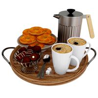 Breakfast Coffee, donuts, chocolate (347903)