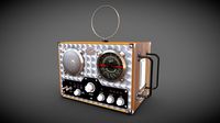 Radio Spirit of St. Louis Wooden Low Poly