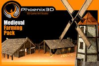 P3D: Medieval Farm Buildings And Tools
