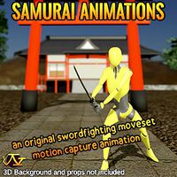 Samurai animations (Motion Cast#15 Vol.1)