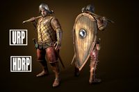 Medieval Soldier with mace
