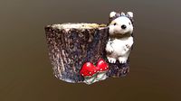 Hedgehog vase