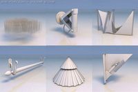 Canopy decorative thing support 3D Model