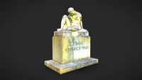Graveyard Stone Sculpture 3D Scan