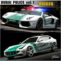 DUBAI Police vol1 3D Model