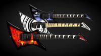 Electric guitar Jackson Kelly 3 skins