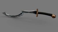 Khopesh Low Poly Realistic