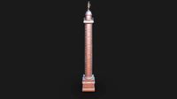 Colonne Vendôme - high poly & untextured