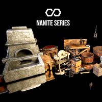 Nanite Medieval Blacksmith Kit - Blacksmith Props