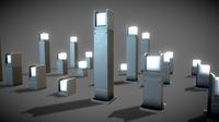 Street Light (8) Light Bollard Basic