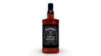 Jack Daniel's Bottle 3D Model