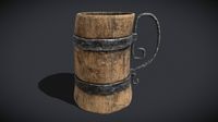 Ornate Medieval Mead Tankard