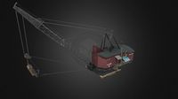 Bucyrus Erie Class 24 dragline excavator