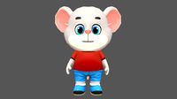 Mouse Rat Rodent Grey Animated Rigged