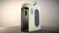 Public Toilet 1 (Low-Poly)