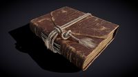 Rope Tied Leather Bound Book