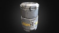 Cylindrical container