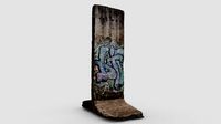 Berlin Wall Fragment at Tembusu College (2 of 2)