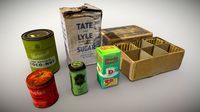 Vintage Food & Containers Collection