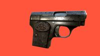 Vintage 6.35 handgun - (Low-poly/Animated)