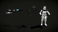 Clear standard clone trooper