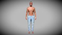 Men's Casual Denim Pant with CC4 Kevin