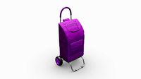 Utility foldable cart with bag
