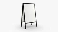 Advertising street stand mockup 01