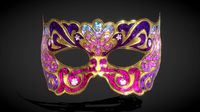 Masquerade Mask / Carnival mask - low poly