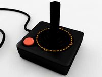 Atari Joystick 3D Model