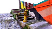 Colorful Graffiti Street