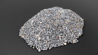 Paving gravel heap