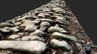 Photogrammetry Polycam old stone path UK