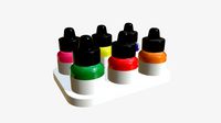 Acrylic Fluorescent Ink Set