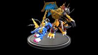 Digimon Wargreymon  & MetalGarurumon Amplified