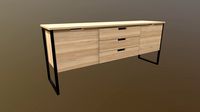 Cabinet wood oak