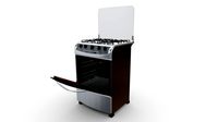 M646_ESTUFA OREGANO HACEB 60 CMS NEGRA_INOX GAS