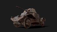World War II Vehicle_01 rust V01 (PBR texture)