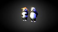 Lowpoly Panda