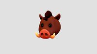Prop163 Boar Head